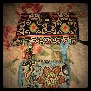 Two Vera Bradley wallets